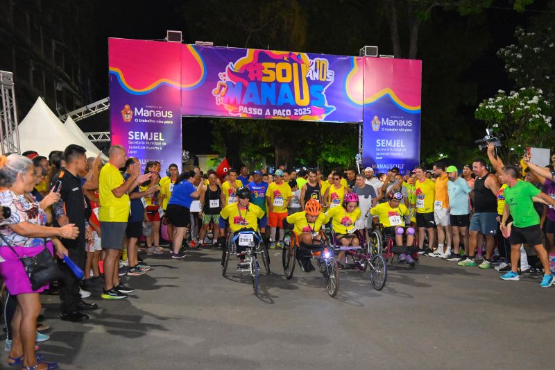 Mais de 6 mil pessoas participam da 1ª corrida do '#SouManaus'