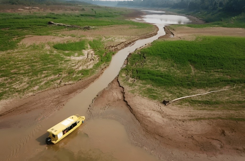 Seca e fumaça das queimadas levam o Amazonas a decretar emergência em saúde