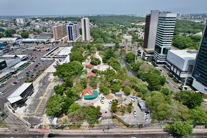 Revitalização do Parque dos Bilhares será entregue no aniversário de Manaus