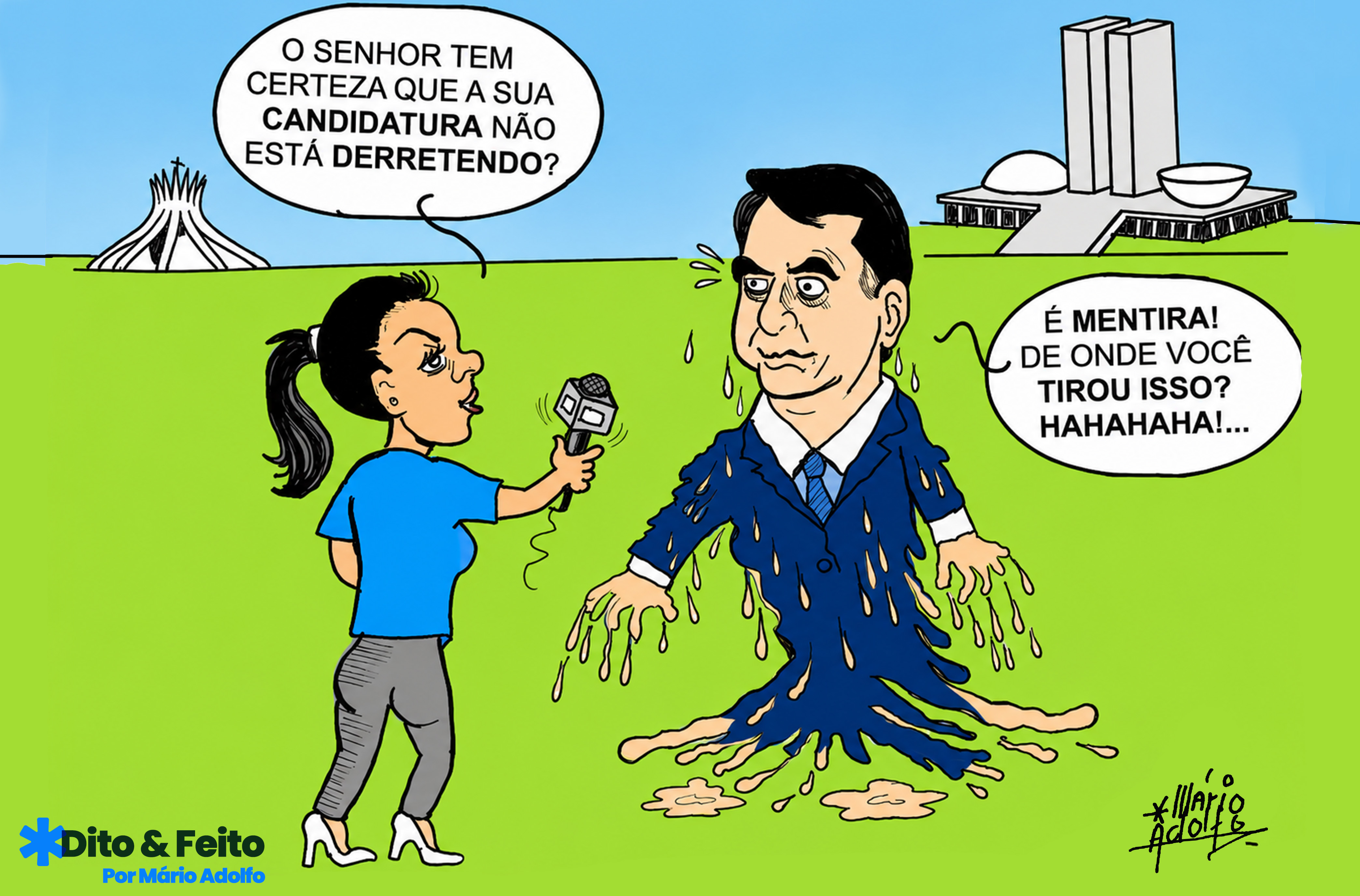 Dito & Feito: CANDIDATURA DE FLÁVIO BOLSONARO DERRETE