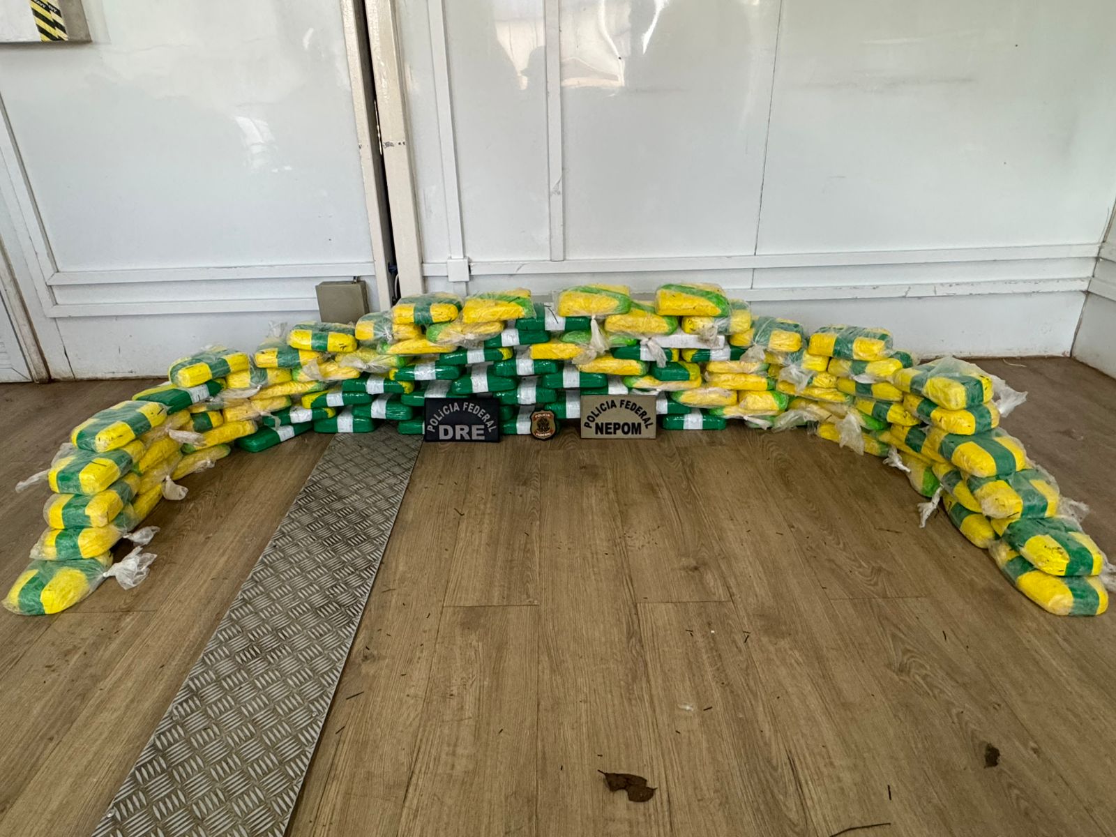 PF apreende 100 kg de cocaína em pista de pouso clandestina, em Coari