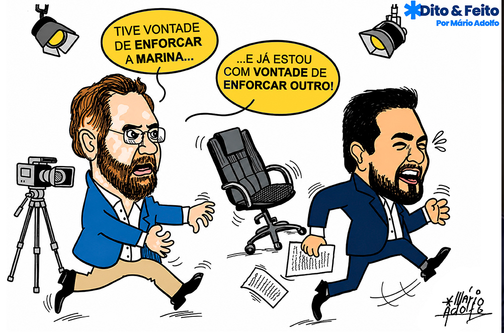 Dito & Feito - Senador Plínio Valério dá chilique na entrevista à Rede Amazônica