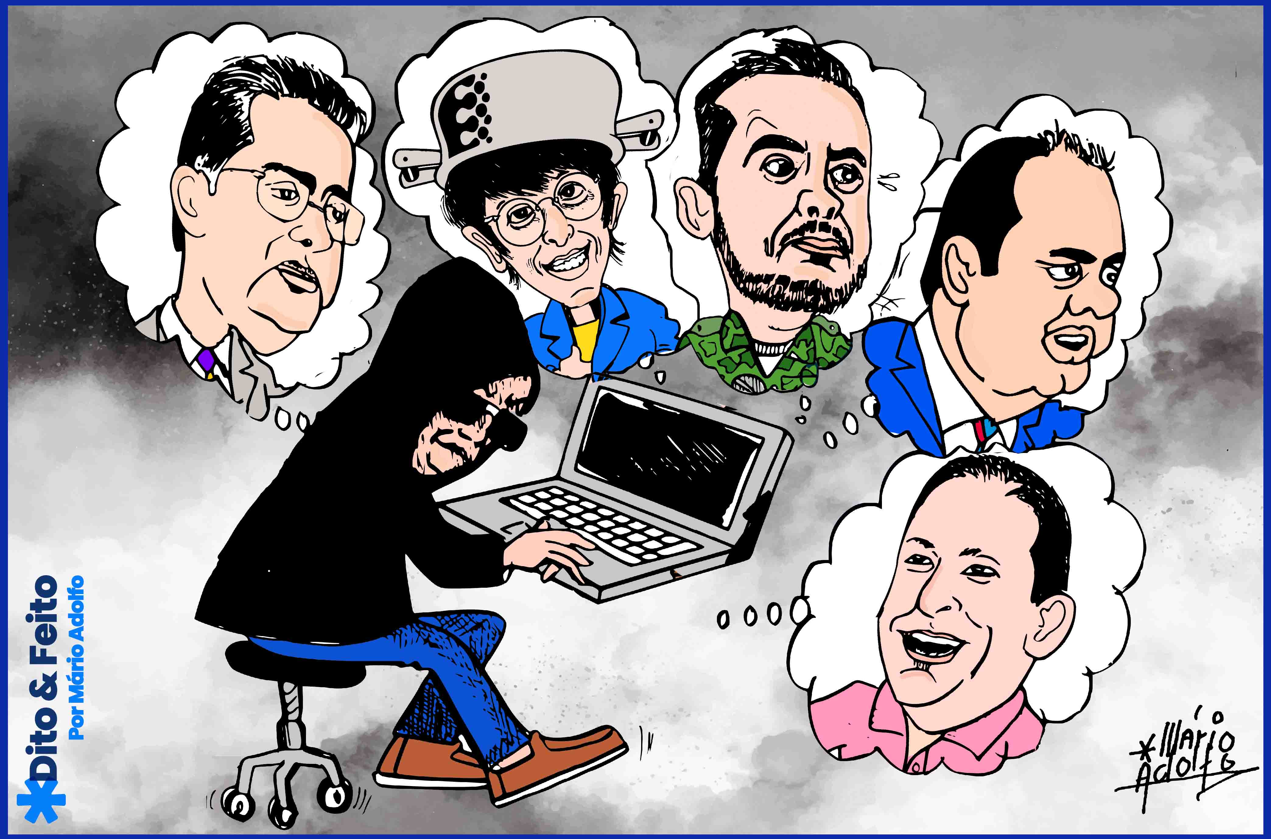 Dito & Feito - Marketeiro fantasma avalia  desempenho de candidatos a prefeito de Manaus