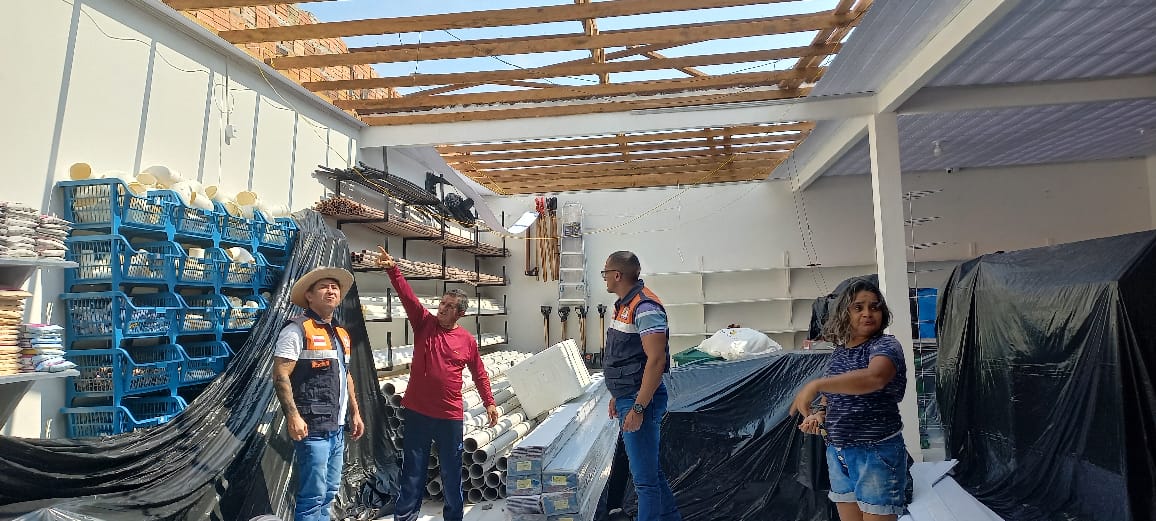 Defesa Civil Amazonas realizam visita técnica em Juruá após forte temporal