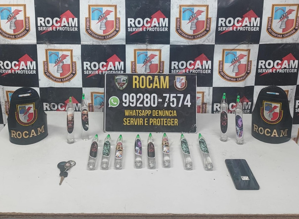 Dupla é presa transportando frascos de lança-perfume em Manaus