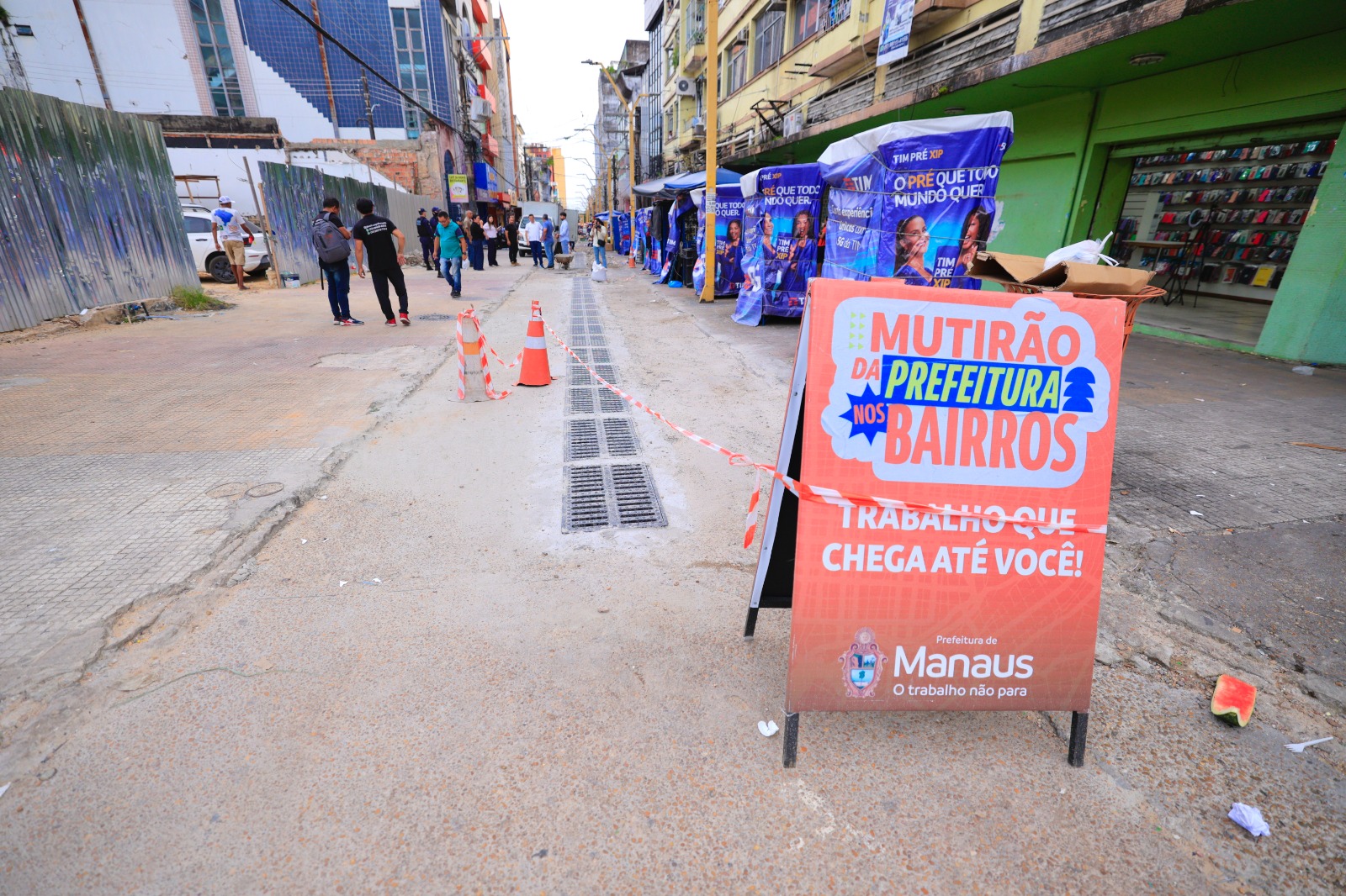 Manaus reabre ruas do Centro; veja como ficará o novo fluxo de veículos