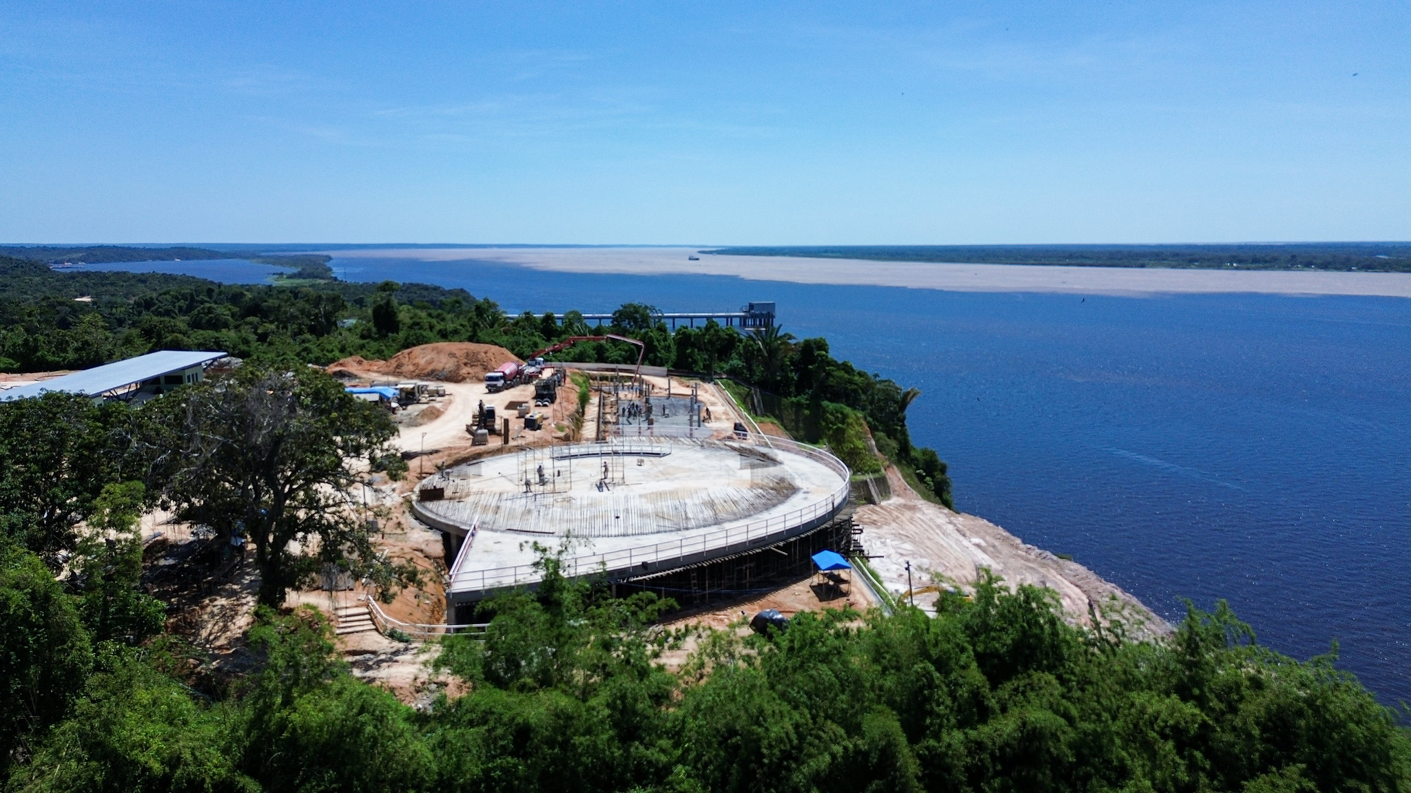 Parque Encontro das Águas atinge 81% das obras em Manaus