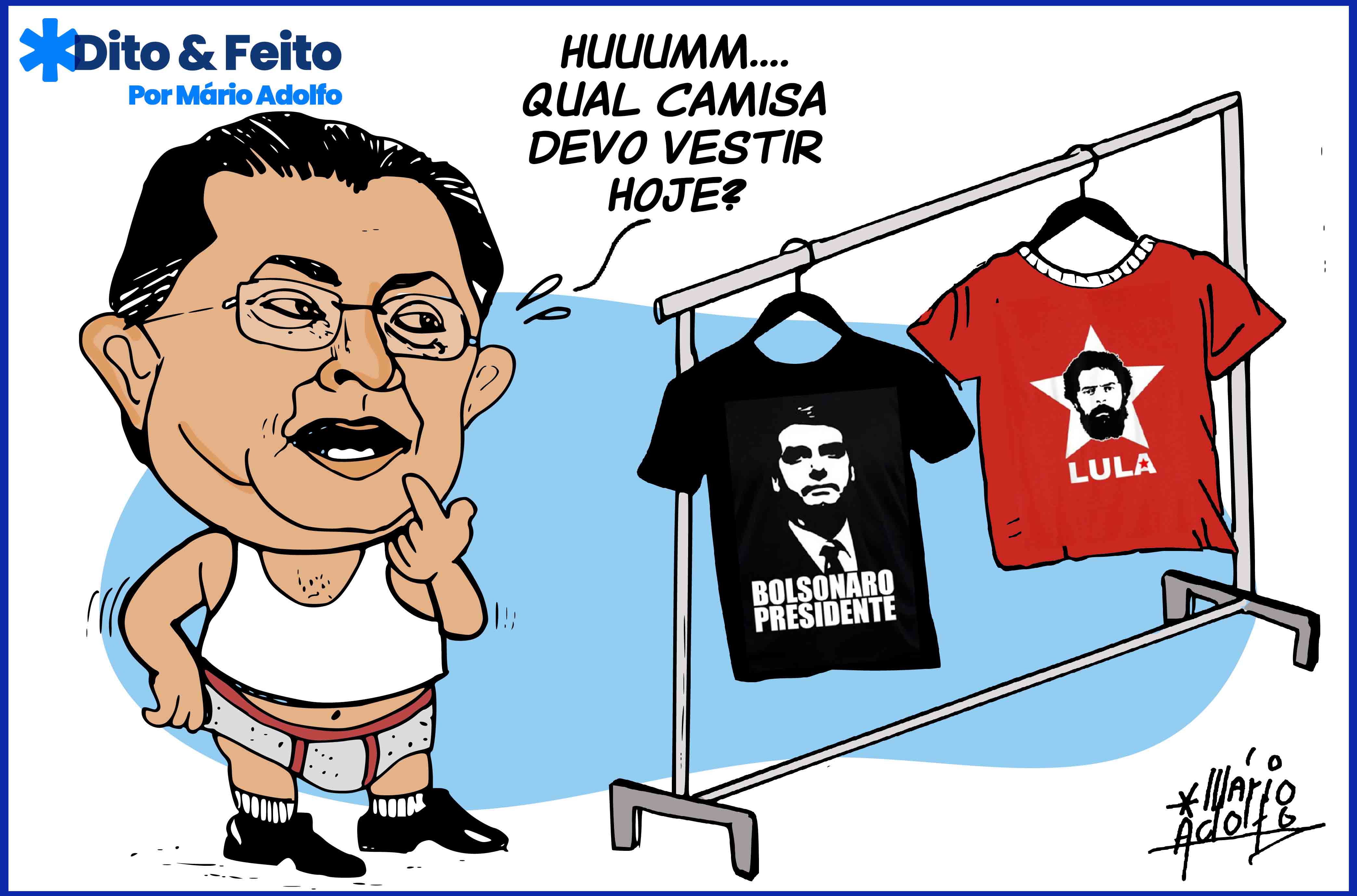 Dito & Feito - Sinésio circula com desenvoltura no QG bolsonarista e não está nem aí