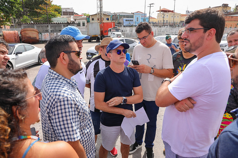 Prefeito realiza visita técnica no local do festival #SouManaus