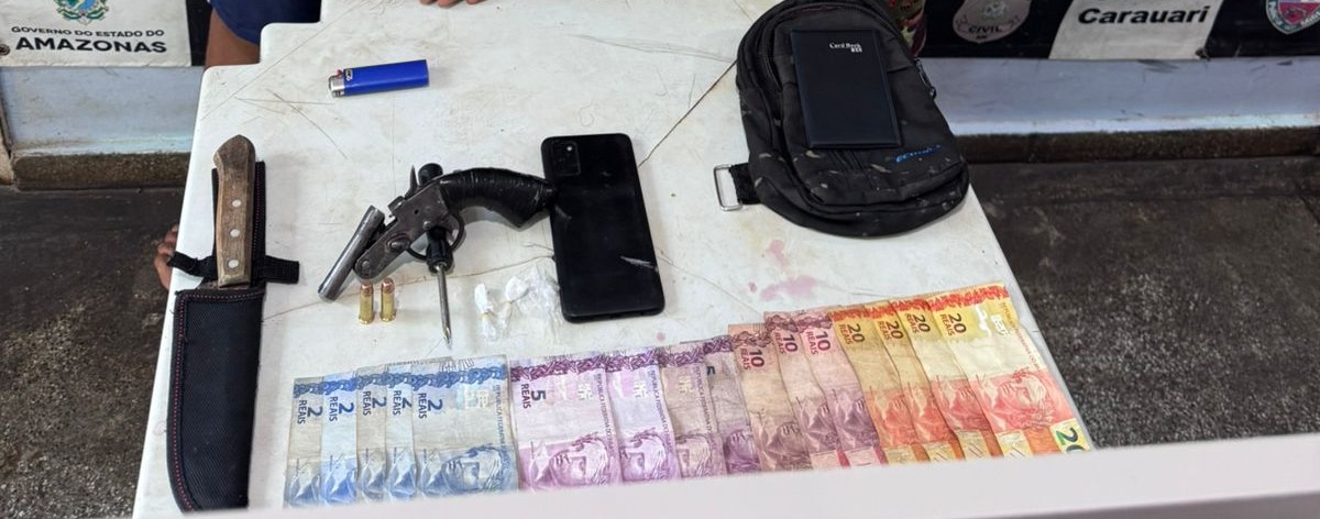 Jovens são presos por roubos a postos de combustíveis em Carauari