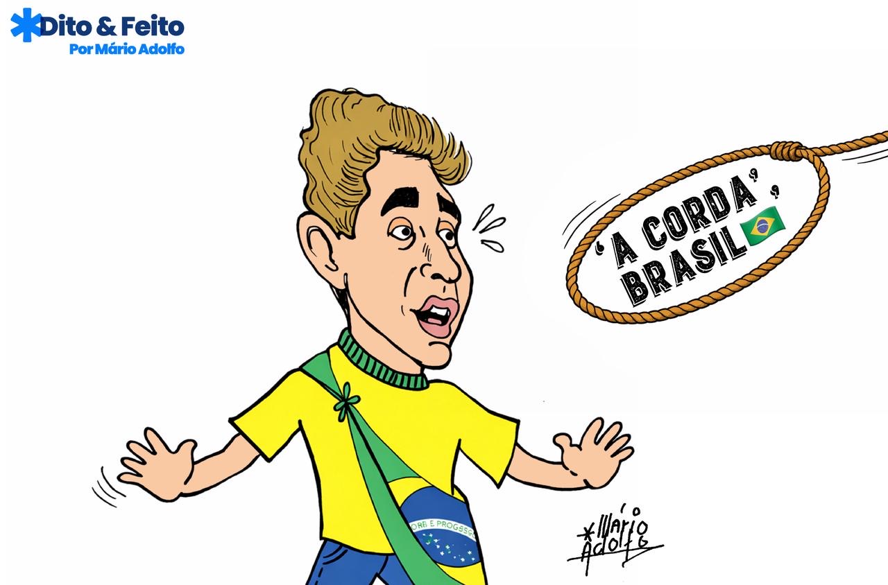 Dito & Feito - A CORDA BRASIL! –  Nikolas aparece em investigações do INSS ligada ao Banco Master