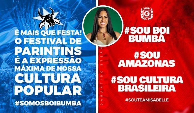 Garantido e Caprichoso se unem contra falas de Rodriguinho no BBB