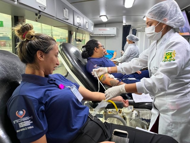 Junho Vermelho: ação reforça estoques de sangue em Manaus