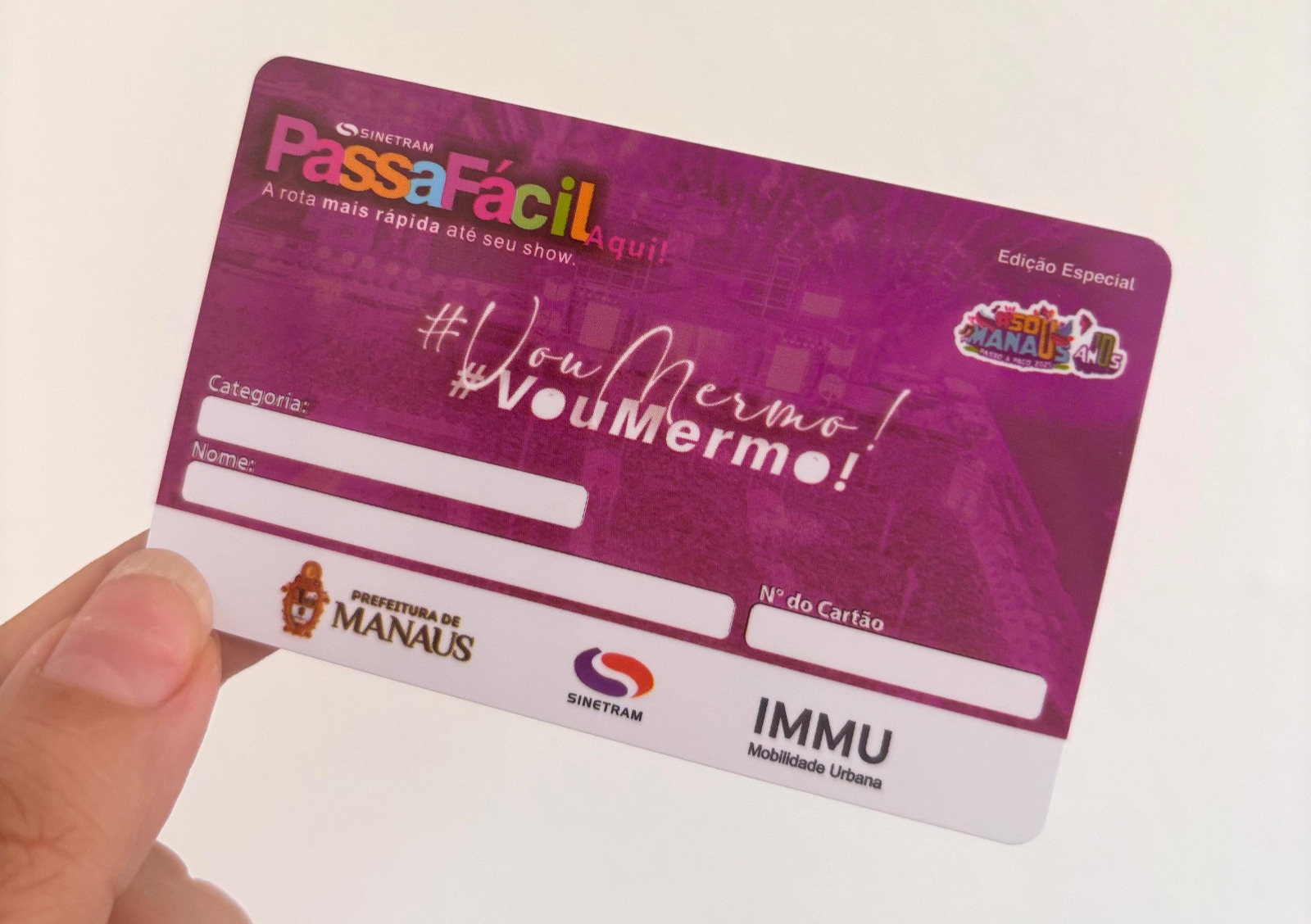 Prefeitura lança lote extra de pulseiras para o ‘Sou Manaus 2025’ para quem for de ônibus