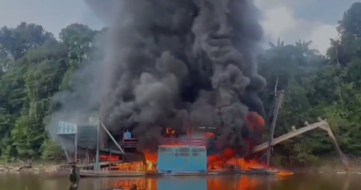 Ibama e PF combatem garimpo ilegal no Vale do Javari, no Amazonas