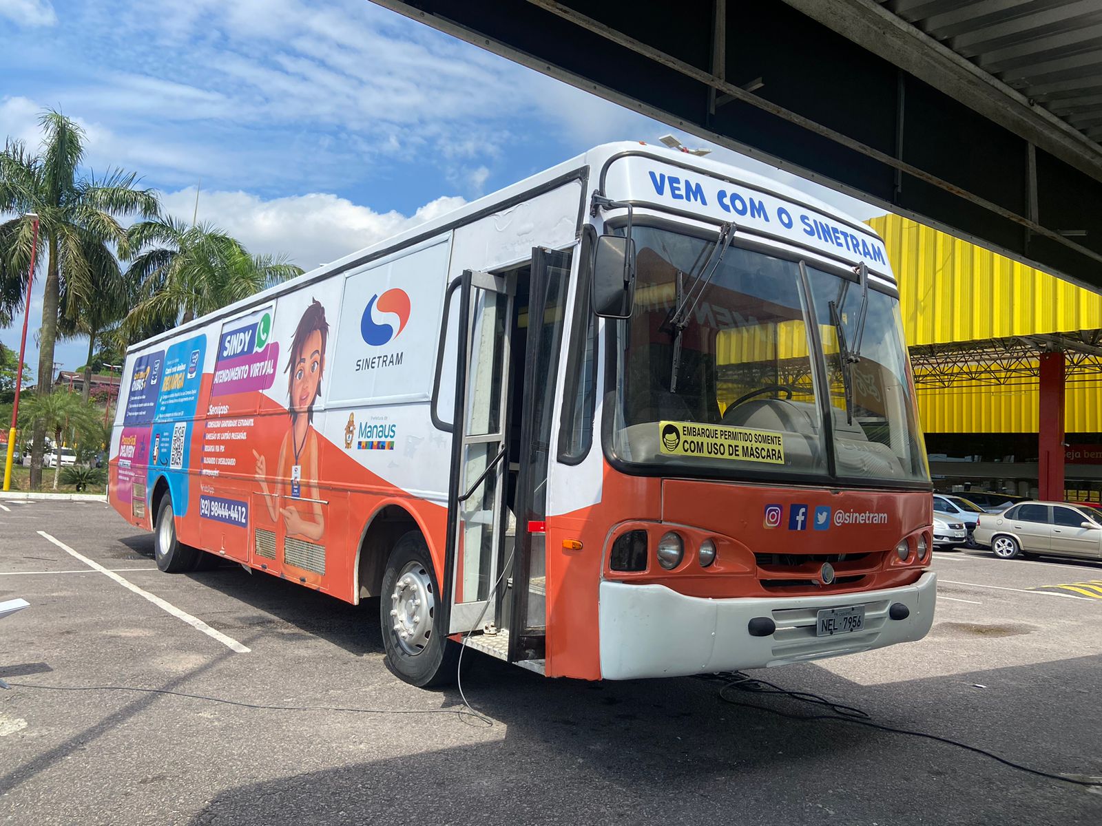 Sinetram realiza ação para emissão do Cartão Passa Fácil, na Autaz Mirim