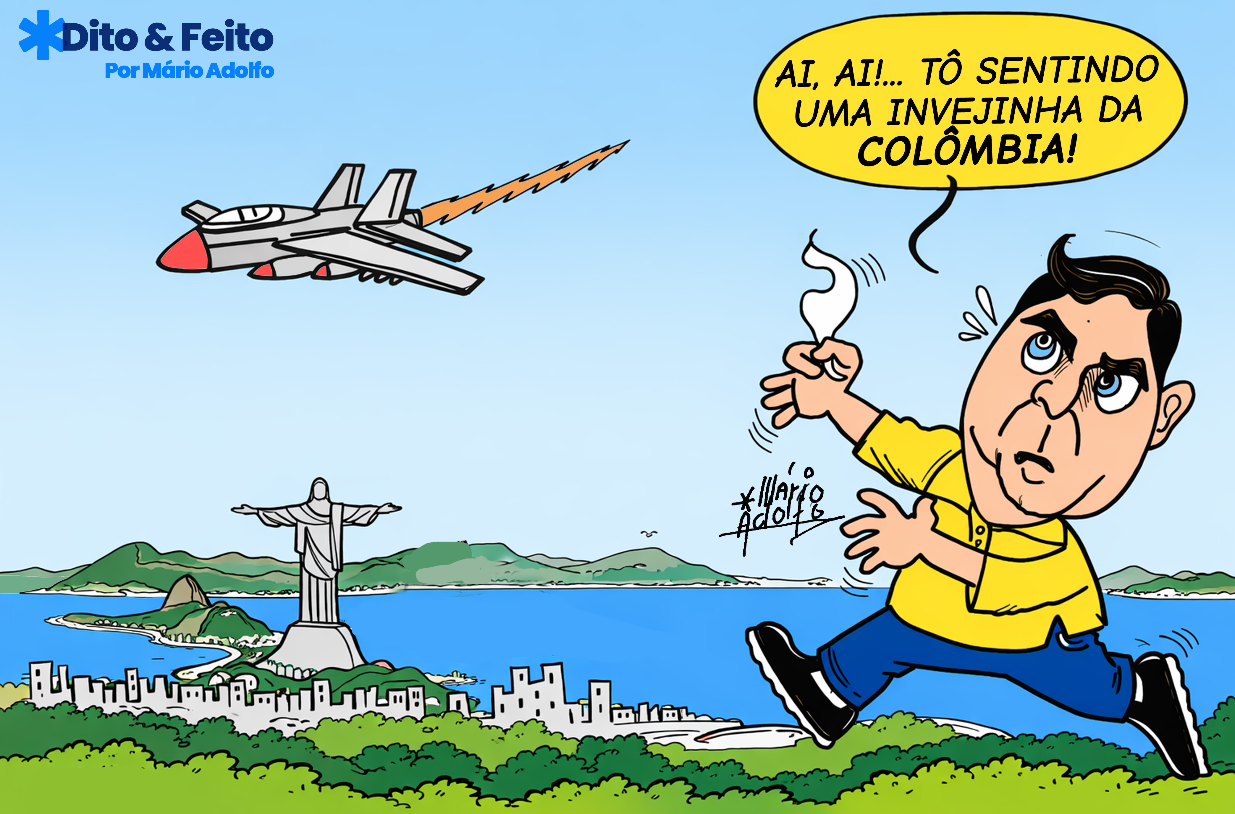 Dito & Feito: VENDILHÃO DA PÁTRIA – Flávio Bolsonaro já sugeriu que Trump bombardeie o Rio de Janeiro