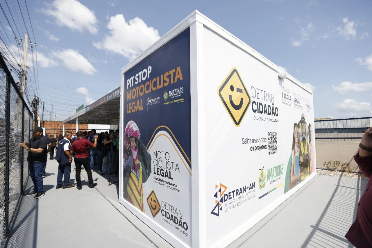 Primeiro Pit Stop para motociclistas é aberto na zona leste de Manaus
