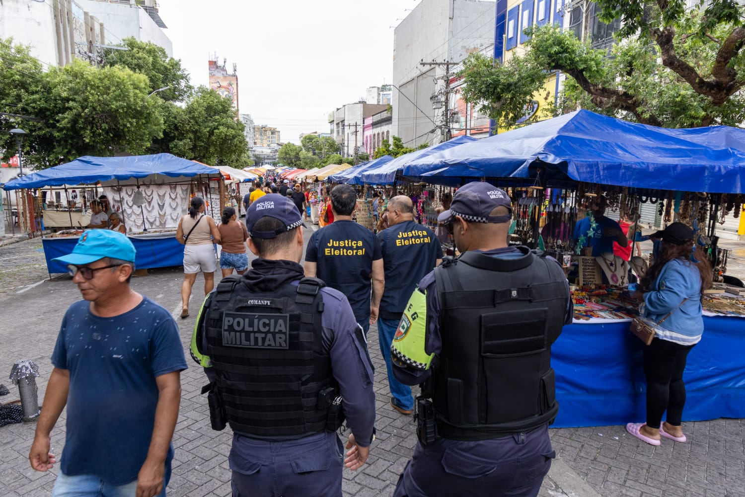 TRE-AM fiscaliza propaganda eleitoral em Manaus durante o fim de semana