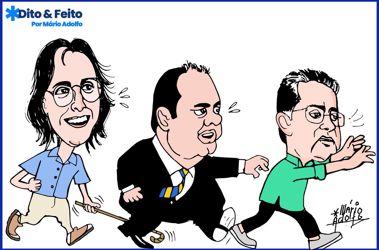 Dito & Feito: JUNTOS E EMBOLADOS – Às vésperas da eleição, candidato que vai disputar o 2º turno com David Almeida ainda está indefinido