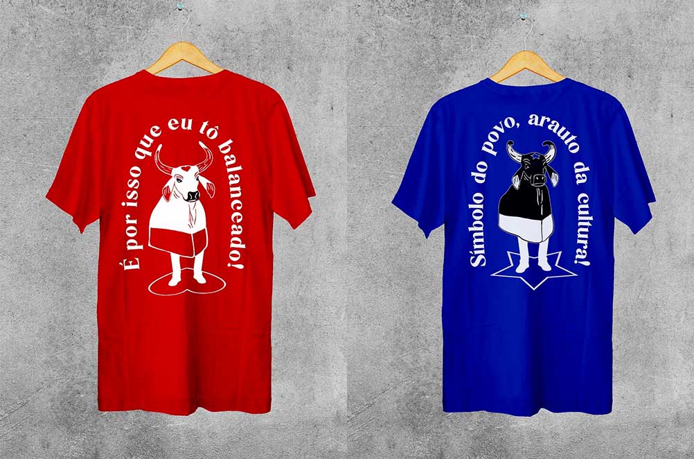 Cazu e D. Space criam camisetas colaborativas para o Festival Folclórico de Parintins