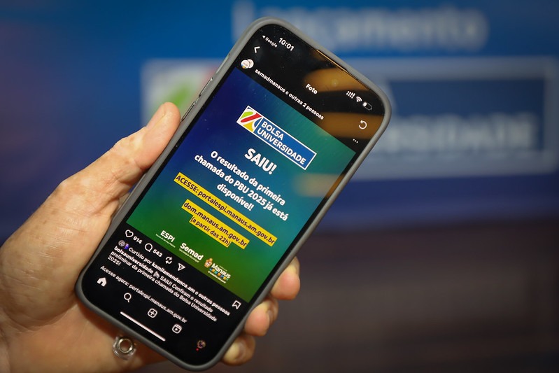 Edital do Bolsa Universidade 2026 oferta mais de 40 mil vagas de graduação em Manaus