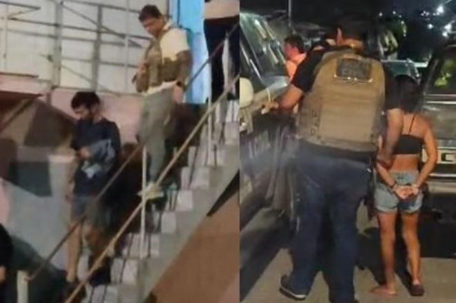 Vídeo: dupla é presa em Manaus por forjar sequestro e extorquir família