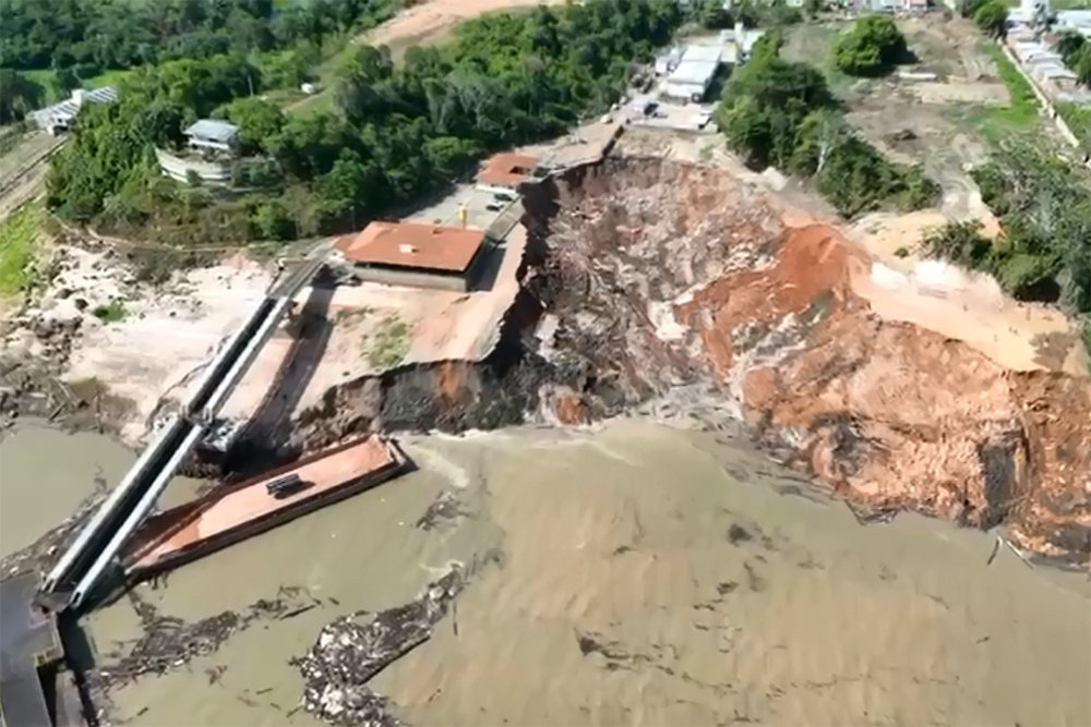 DNIT é multado em R$ 3 milhões por desabamento de porto em Manacapuru