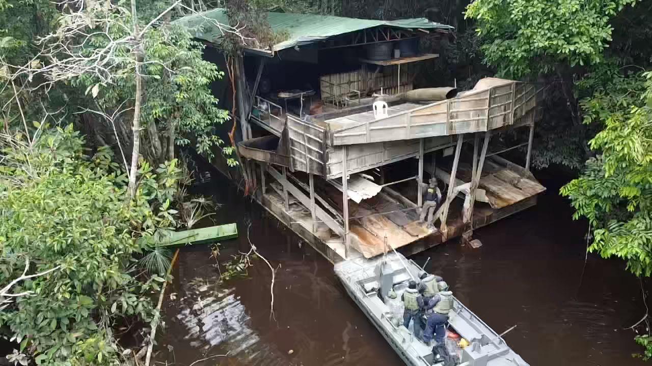 Vídeo: operação desmonta estruturas do garimpo ilegal na Amazônia Ocidental