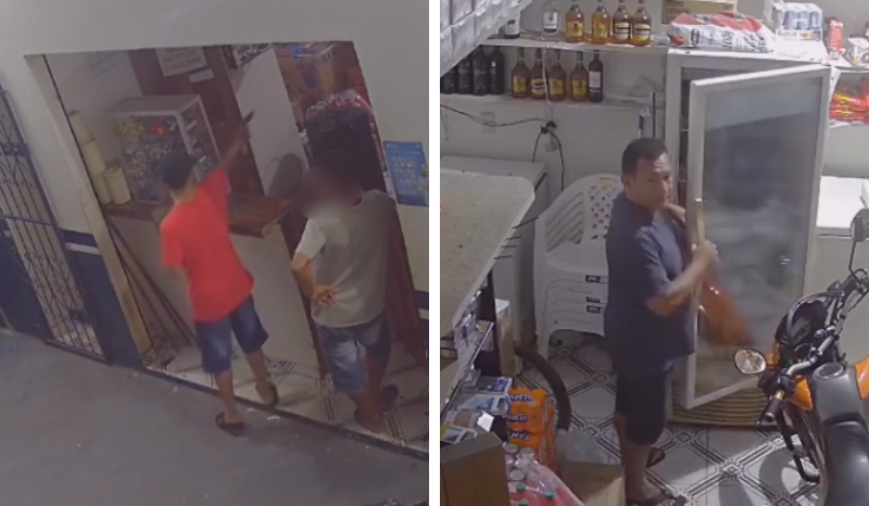 Vídeo: comerciante é baleado dentro de bar no interior do Amazonas