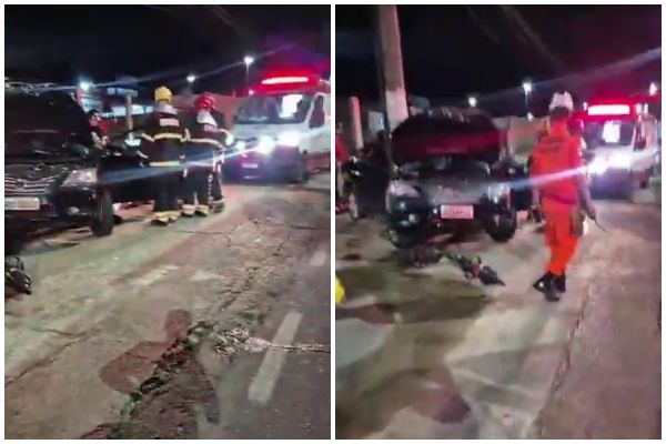 Vídeo: Motorista morre após bater em poste na zona norte de Manaus