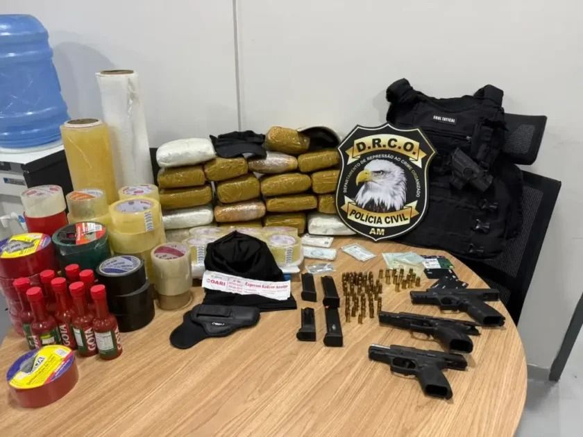 Três PMs são presos suspeitos de tentar roubar carga de drogas em Manaus
