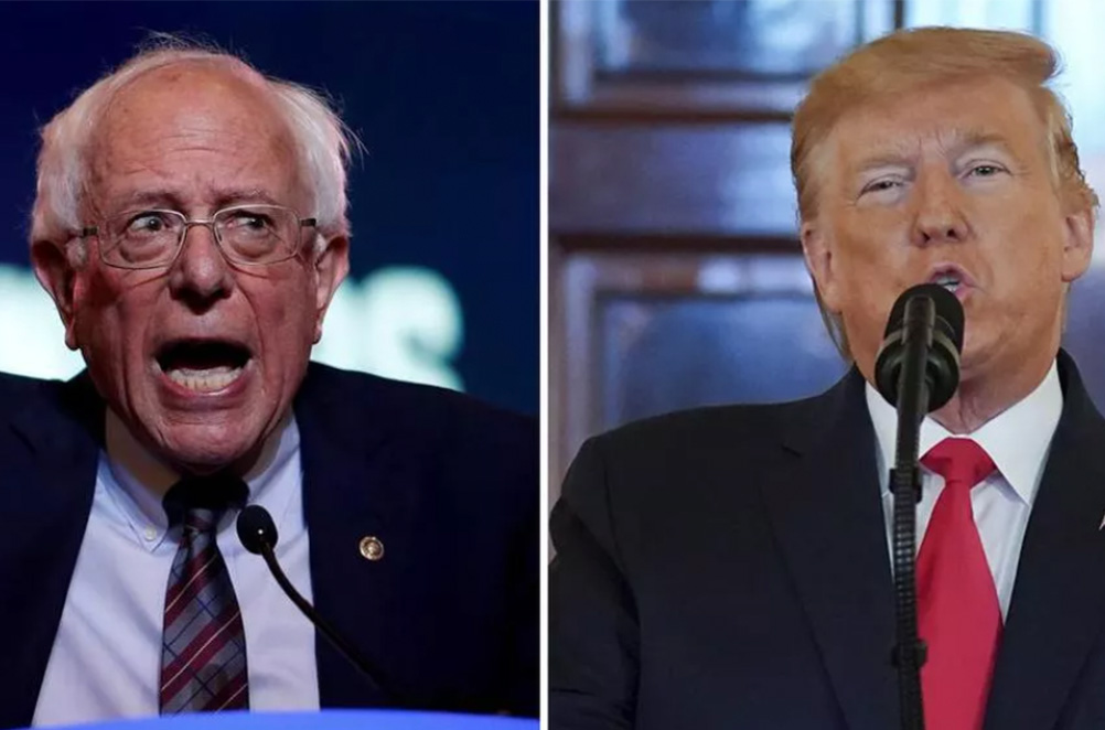 Bernie Sanders diz que Trump está levando os EUA ao autoritarismo