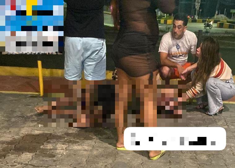 Vídeo: 'Ratão' é morto com três tiros em praça de alimentação em Manaus