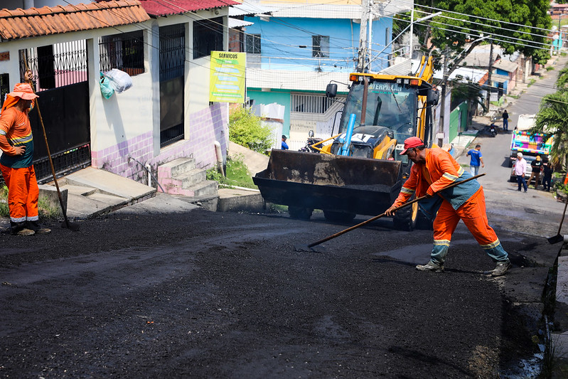 Programa intensifica recapeamento e manutenção viária em Manaus