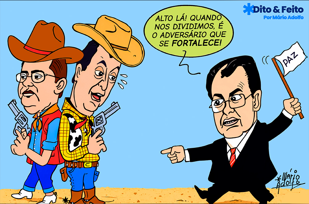 Dito & Feito -  Eduardo Braga tem estratégia para tentar evitar duelo entre Omar Aziz e David Almeida