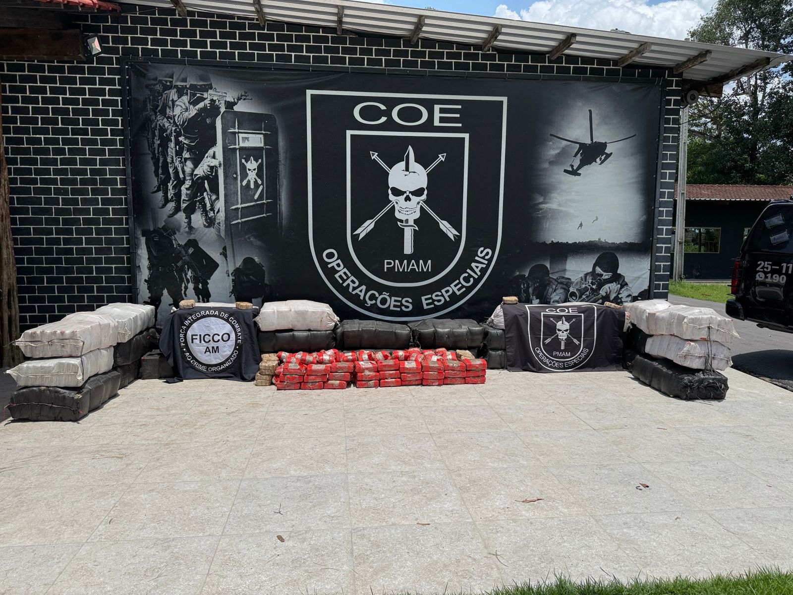 Ações policiais no Amazonas apreendem mais de 3 toneladas de drogas em setembro