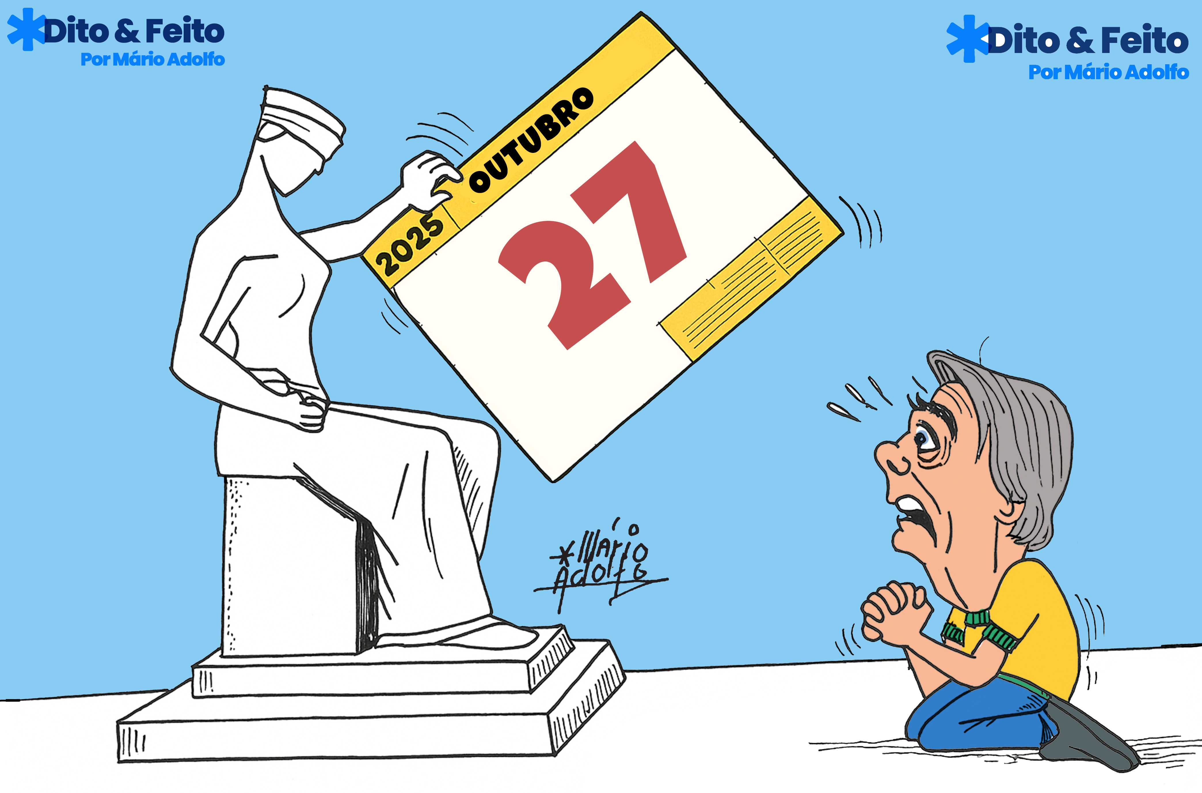 Dito & Feito: BOLSONARO A CINCO DIAS DA PRISÃO DEFINITIVA