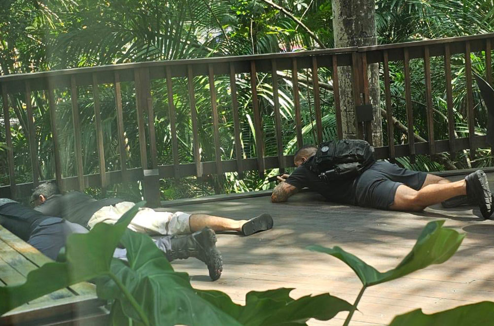 Veja o momento em que assaltantes do Manauara Shopping são presos