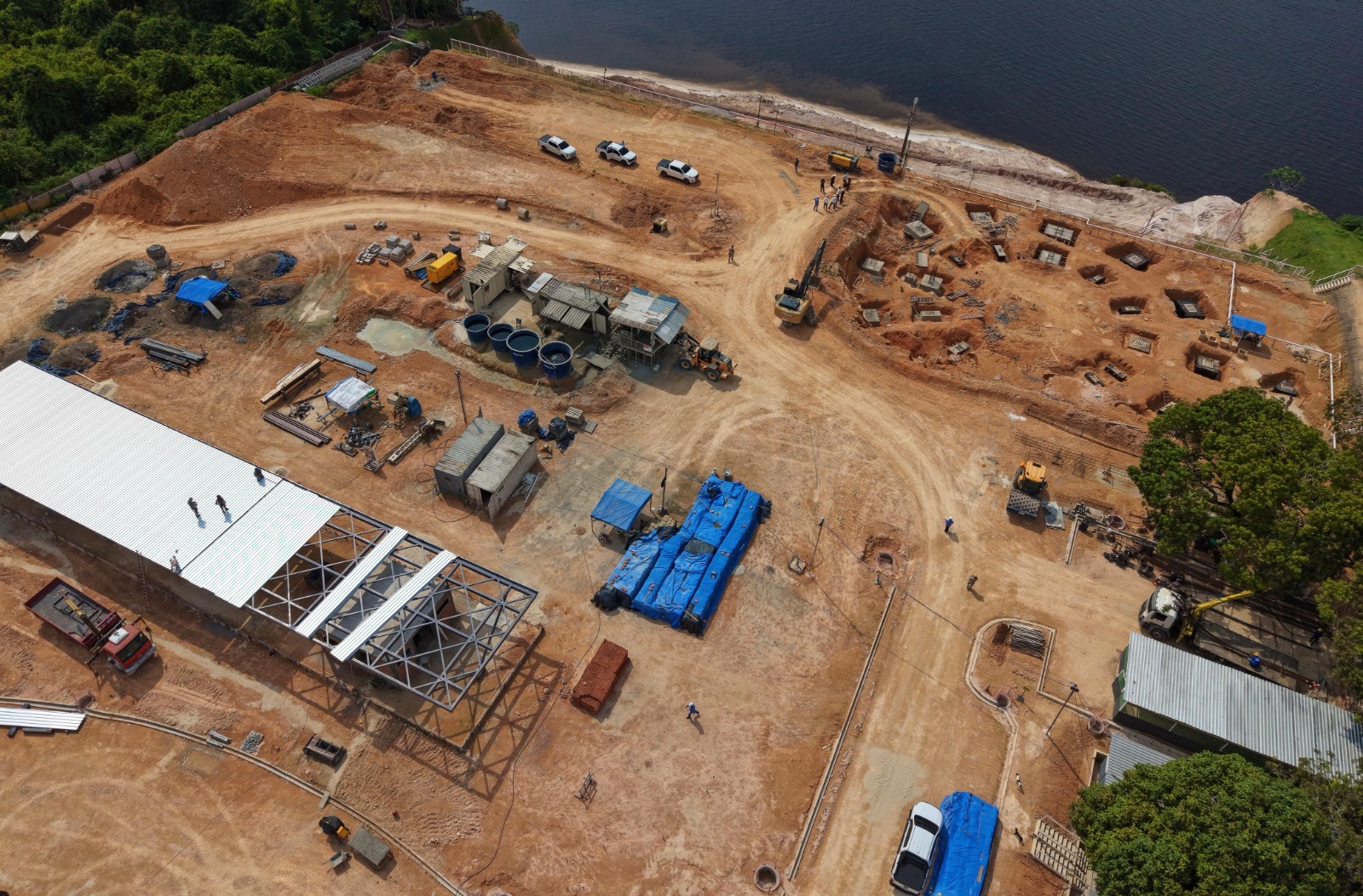 Projeto de Oscar Niemeyer vai ganhando forma no parque Encontro das Águas Rosa Almeida