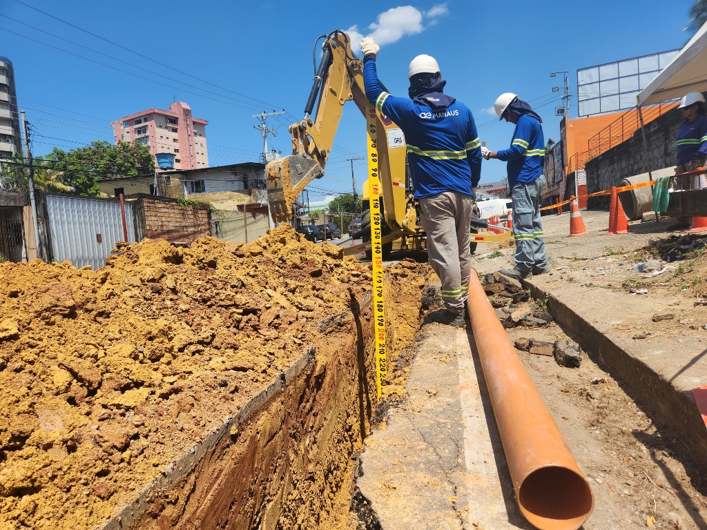 Manaus inicia junho com obras de esgotamento sanitário simultâneas em 15 áreas
