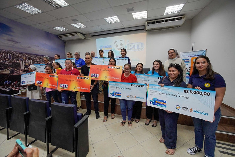 Prefeitura de Manaus entrega R$ 540 mil em sorteios do IPTU e Nota Premiada