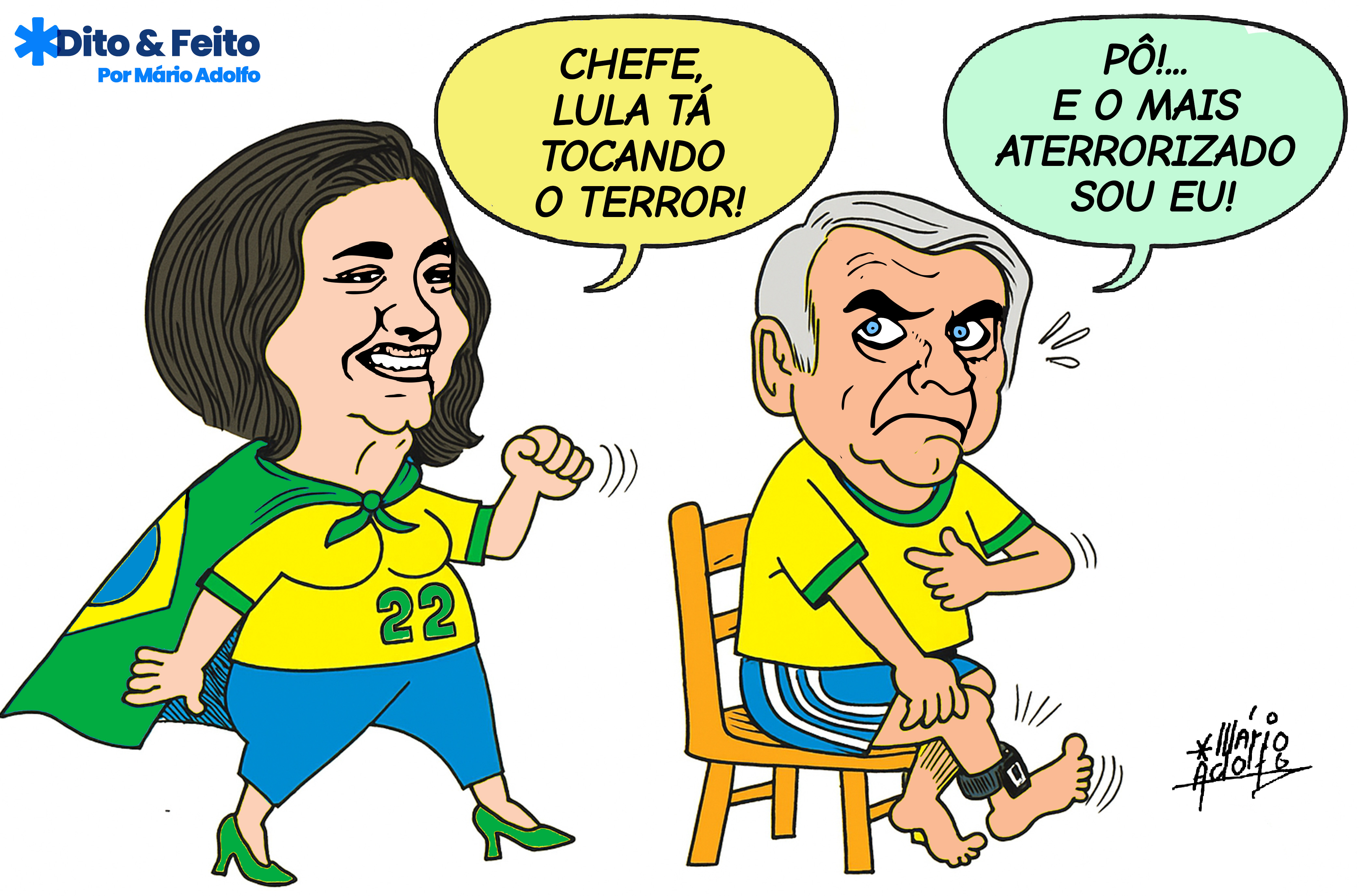 Dito & Feito: PERGUNTAR NÃO OFENDE, DONA MARIA - Quem tumultua o país desde que perderam a eleição?