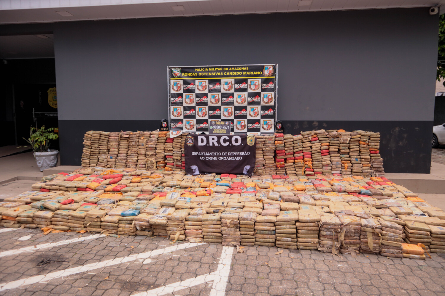 PMAM retira de circulação 10,6 toneladas de entorpecentes em fevereiro