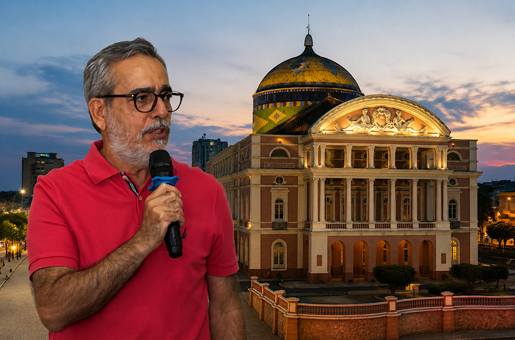 Robério Braga alerta para situação grave do Teatro Amazonas e cobra recuperação do Centro de Manaus