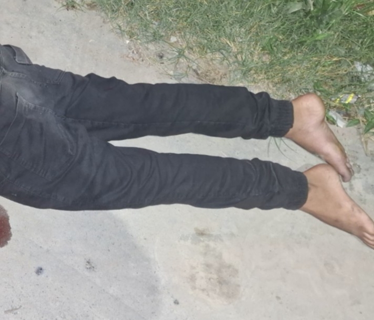 Imagens fortes: Jovem é executado com tiros na cabeça no bairro Novo Aleixo