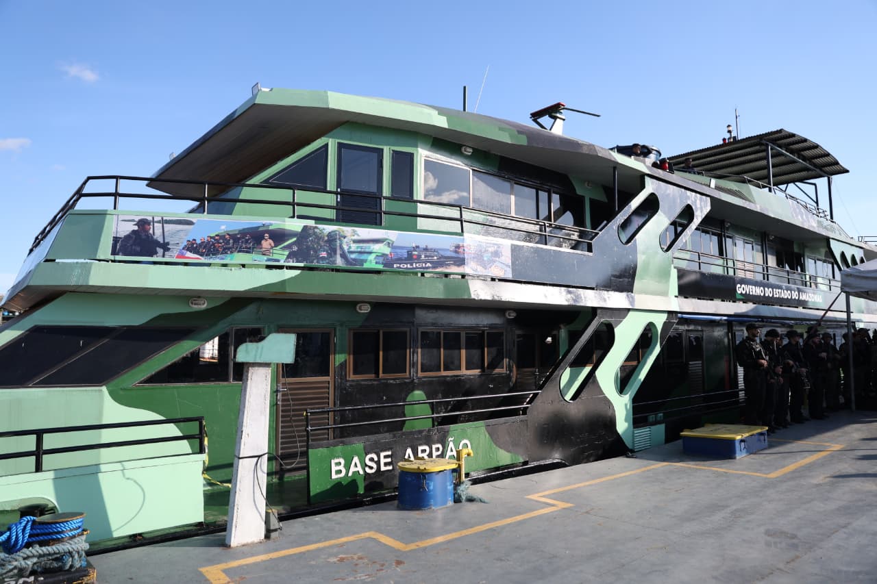 Base Arpão 1 chega a Jutaí para intensificar policiamento fluvial