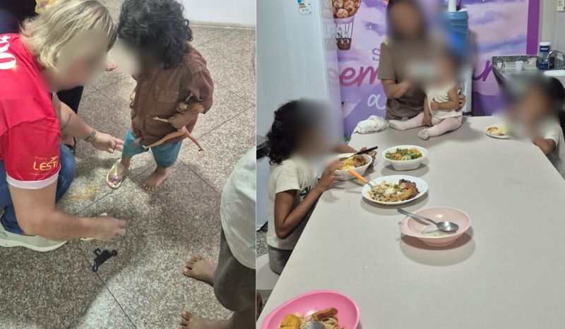 Meninas são resgatadas após serem encontradas em situação de abandono em Manaus