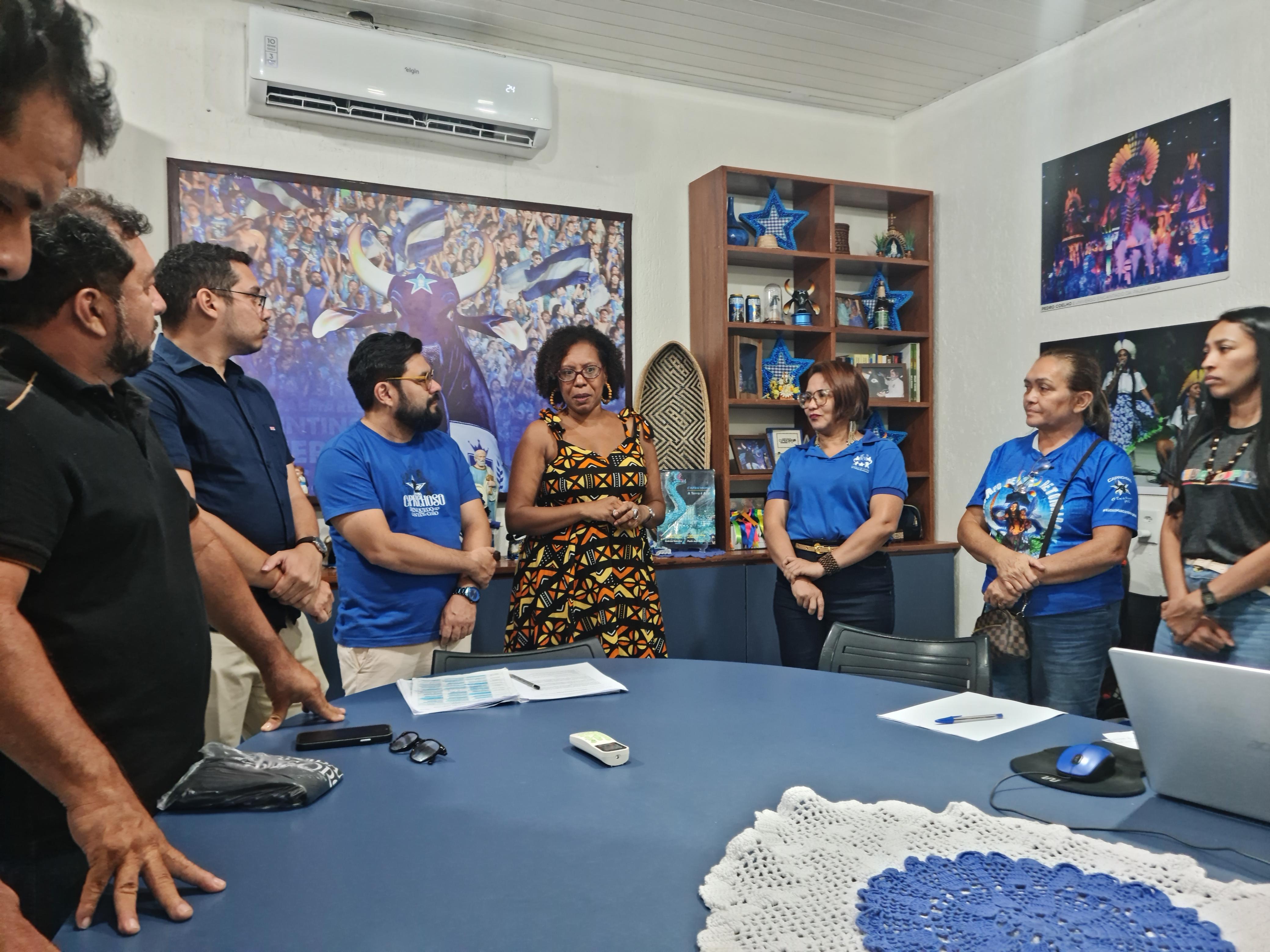 Caprichoso recebe secretária do MinC e fortalece articulação por políticas culturais