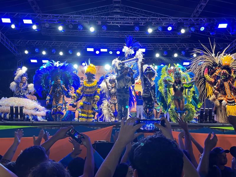 Boi Caprichoso encanta o público na abertura do Festival do Folclore de Curuçá, no Pará